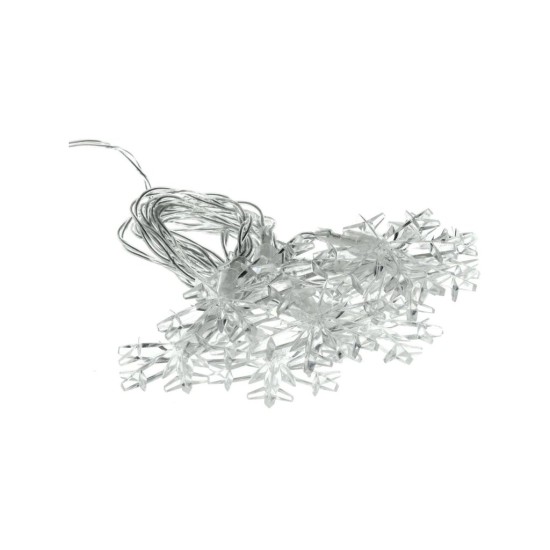 Vánoční dekorace girlanda s vločkami 1,35 m, 10 LED RXL 480 – RETLUX Vánoční dekorace girlanda s vločkami 1,35 m, 10 LED RXL 480 – RETLUX