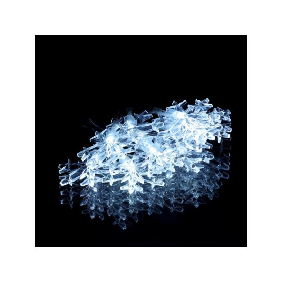 Vánoční dekorace girlanda s vločkami 1,35 m, 10 LED RXL 480 – RETLUX Vánoční dekorace girlanda s vločkami 1,35 m, 10 LED RXL 480 – RETLUX