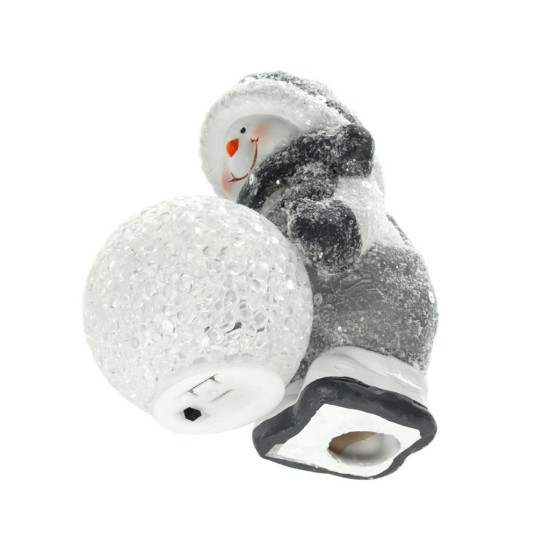 Vánoční dekorace sněhulák s koulí 12 cm, LED RXL 474 – RETLUX Vánoční dekorace sněhulák s koulí 12 cm, LED RXL 474 – RETLUX