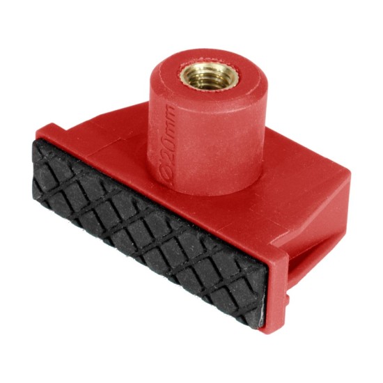 Svěrka horizontální přítlačná pro pracovní stoly s otvory Ø20 mm, 0–120 mm - FORTUM