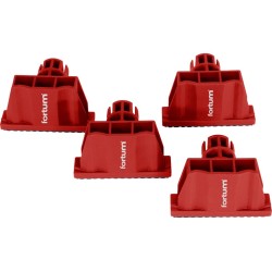 Vymezovací zarážky pro pracovní stoly s otvory Ø20 mm sada 4 ks - FORTUM