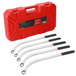 Očkové klíče pro klínové řemenice, vyhnuté, sada 5 ks - KRAFT&DELE