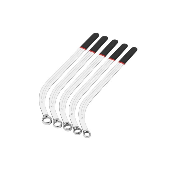 Očkové klíče pro klínové řemenice, vyhnuté, sada 5 ks - KRAFT&DELE Očkové klíče pro klínové řemenice, vyhnuté, sada 5 ks - KRAFT&DELE