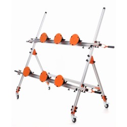 Nosič velkoformátové dlažby a skla 160–360 cm s přísavkami – KRAFT&DELE