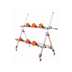 Nosič velkoformátové dlažby a skla 160–360 cm s přísavkami – KRAFT&DELE