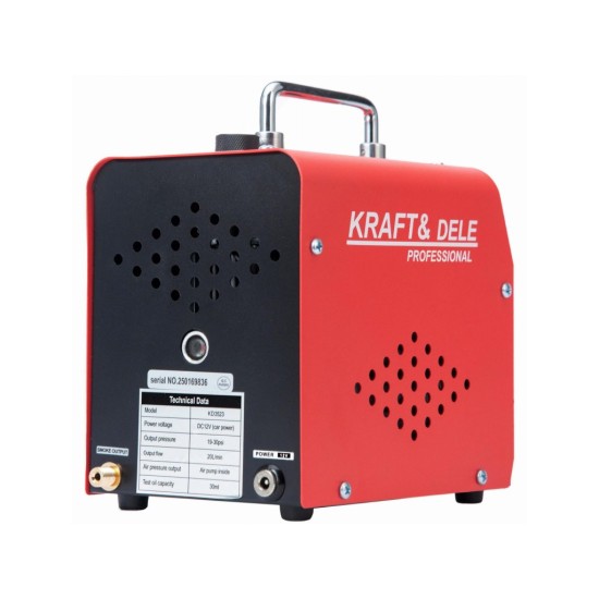 Generátor kouře 12 V 20 l/min pro detekci netěsností – KRAFT&DELE Generátor kouře 12 V 20 l/min pro detekci netěsností – KRAFT&DELE