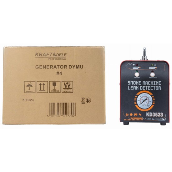Generátor kouře 12 V 20 l/min pro detekci netěsností – KRAFT&DELE Generátor kouře 12 V 20 l/min pro detekci netěsností – KRAFT&DELE