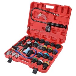 Tester těsnosti chladicího systému sada 28 ks - KRAFT&DELE Tester těsnosti chladicího systému sada 28 ks - KRAFT&DELE