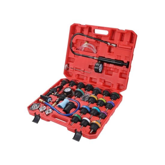 Tester těsnosti chladicího systému sada 28 ks - KRAFT&DELE Tester těsnosti chladicího systému sada 28 ks - KRAFT&DELE