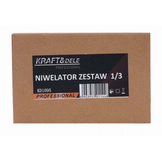 Optický nivelační přístroj se stativem a latí – KRAFT&DELE Optický nivelační přístroj se stativem a latí – KRAFT&DELE