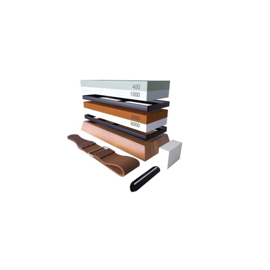 Vodní brusné kameny s příslušenstvím, sada 8 ks - KRAFT&DELE Vodní brusné kameny s příslušenstvím, sada 8 ks - KRAFT&DELE