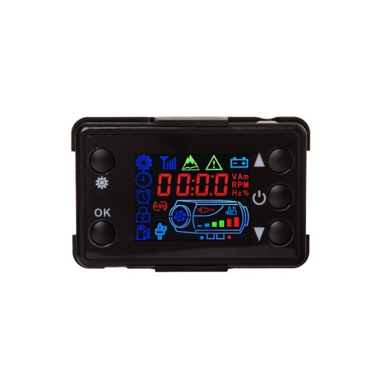 Ovládací jednotka s LCD panelem a dálkovým ovladačem pro nezávislé naftové topení - MAR-POL Ovládací jednotka s LCD panelem a dálkovým ovladačem pro nezávislé naftové topení - MAR-POL