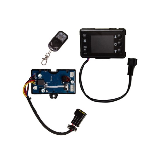 Ovládací jednotka s LCD panelem a dálkovým ovladačem pro nezávislé naftové topení - MAR-POL Ovládací jednotka s LCD panelem a dálkovým ovladačem pro nezávislé naftové topení - MAR-POL