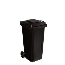 Popelnice 120 l, plastová černá - MAR-POL