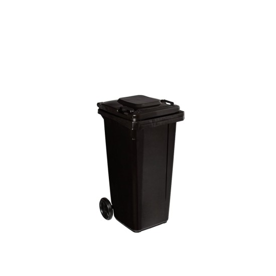 Popelnice 120 l, plastová černá - MAR-POL