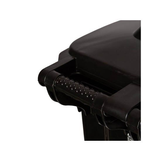 Popelnice 120 l, plastová černá - MAR-POL