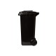 Popelnice 120 l, plastová černá - MAR-POL
