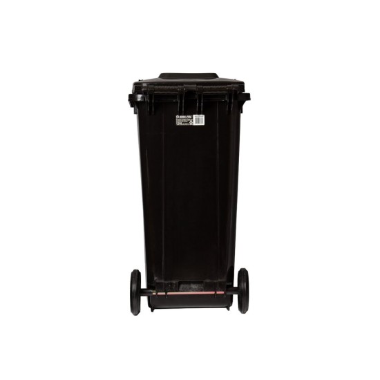 Popelnice 120 l, plastová černá - MAR-POL