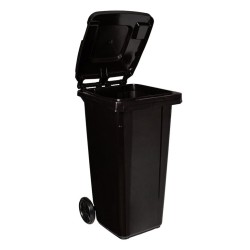 Popelnice 120 l, plastová černá - MAR-POL Popelnice 120 l, plastová černá - MAR-POL