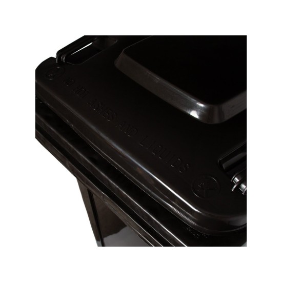 Popelnice 240 l, plastová černá - MAR-POL