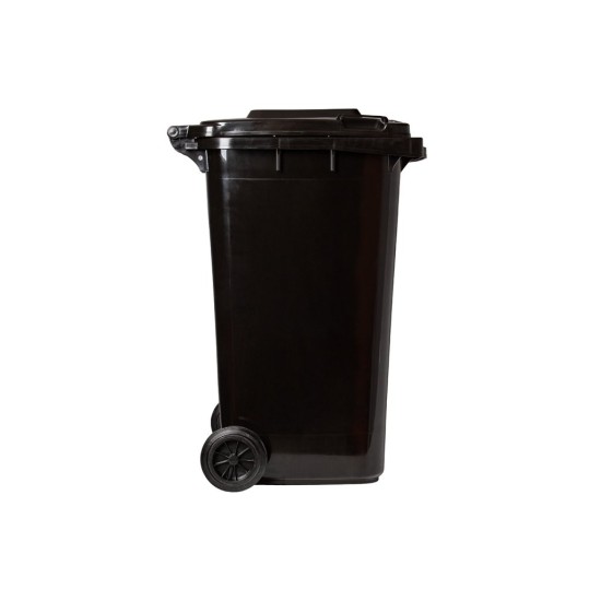 Popelnice 240 l, plastová černá - MAR-POL