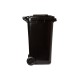 Popelnice 240 l, plastová černá - MAR-POL