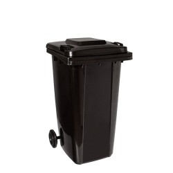 Popelnice 240 l, plastová černá - MAR-POL