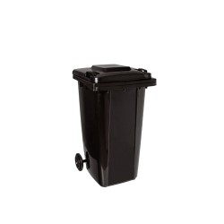 Popelnice 240 l, plastová černá - MAR-POL