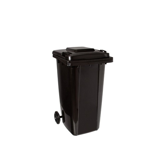 Popelnice 240 l, plastová černá - MAR-POL