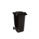 Popelnice 240 l, plastová černá - MAR-POL