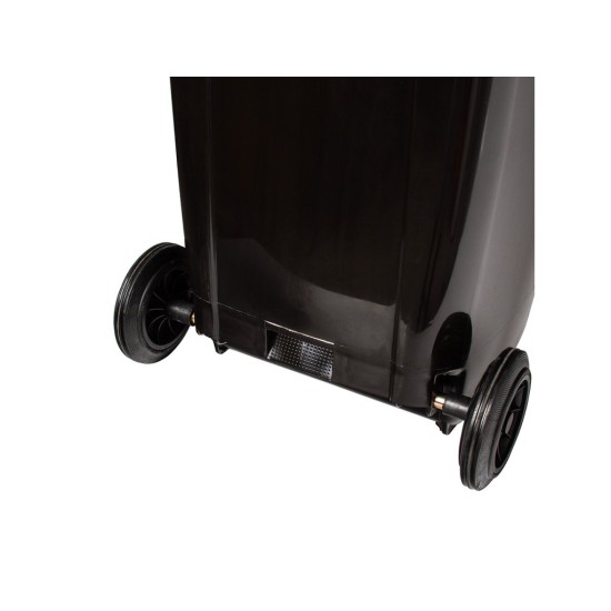 Popelnice 240 l, plastová černá - MAR-POL