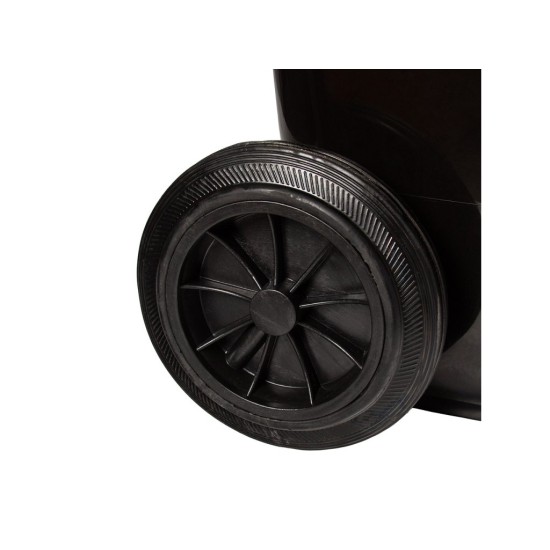 Popelnice 240 l, plastová černá - MAR-POL