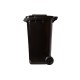 Popelnice 240 l, plastová černá - MAR-POL