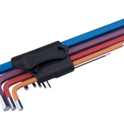 L-klíče IMBUS prodloužené s kuličkou 1,5–10 mm sada 9 ks - EXTOL PREMIUM