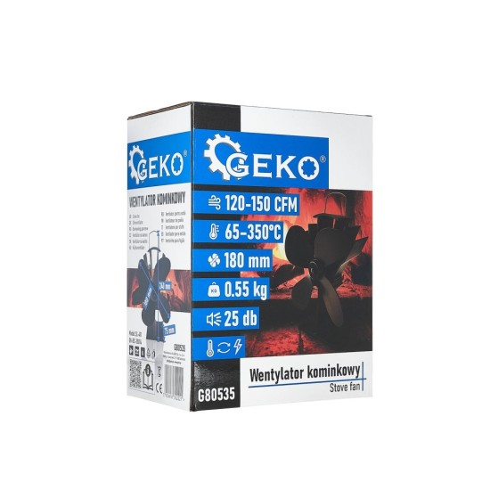 Krbový ventilátor stojanový - GEKO