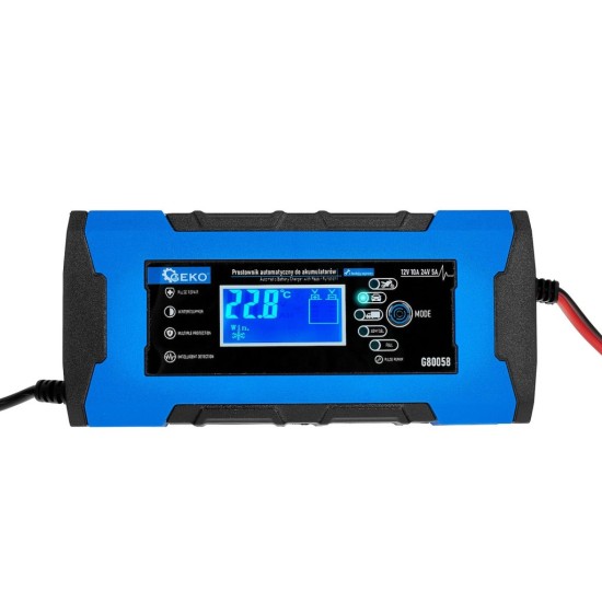 Automatická nabíječka baterií 12/24 V 10 A - GEKO Automatická nabíječka baterií 12/24 V 10 A - GEKO