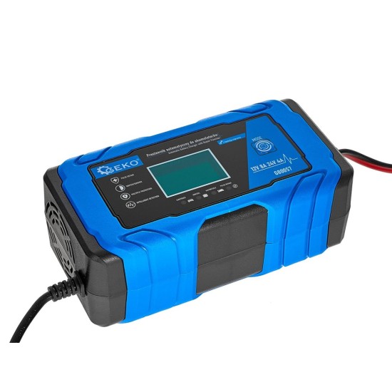 Automatická nabíječka baterií 12/24 V 8 A - GEKO Automatická nabíječka baterií 12/24 V 8 A - GEKO
