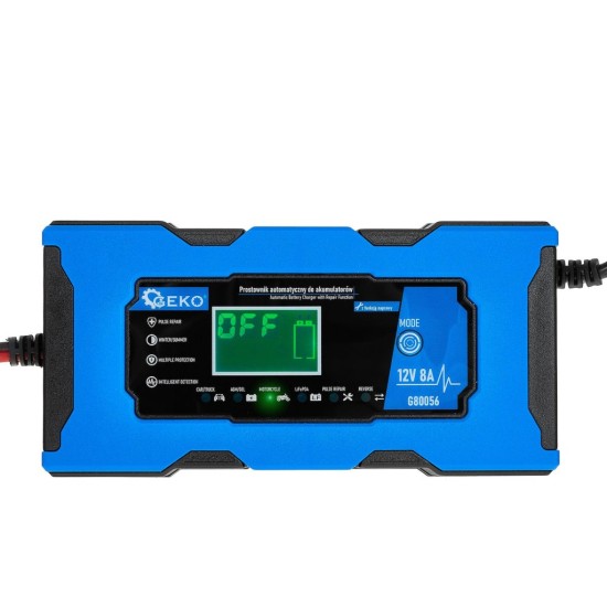 Automatická nabíječka baterií 12 V / 8 A - GEKO Automatická nabíječka baterií 12 V / 8 A - GEKO