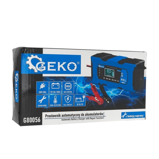 Automatická nabíječka baterií 12 V / 8 A - GEKO Automatická nabíječka baterií 12 V / 8 A - GEKO