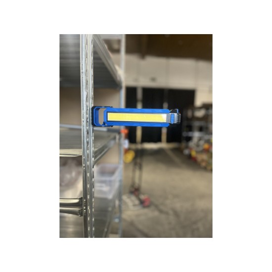 Skládací LED svítilna COB 10 W 1000 lm, 4000 mAh, s magnety - GEKO