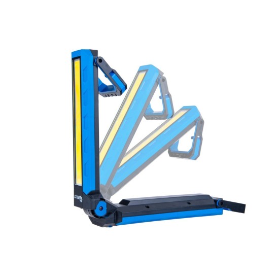 Skládací LED svítilna COB 10 W 1000 lm, 4000 mAh, s magnety - GEKO