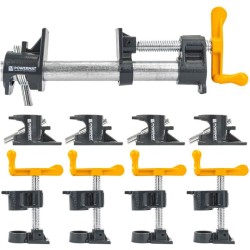 Trubková svěrka truhlářská 3/4", sada 4 ks - POWERMAT