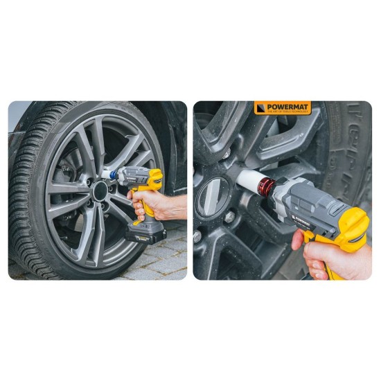 Nástrčné hlavice 1/2" 17, 19, 21 mm na ALU disky - POWERMAT