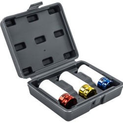 Nástrčné hlavice 1/2" 17, 19, 21 mm na ALU disky - POWERMAT