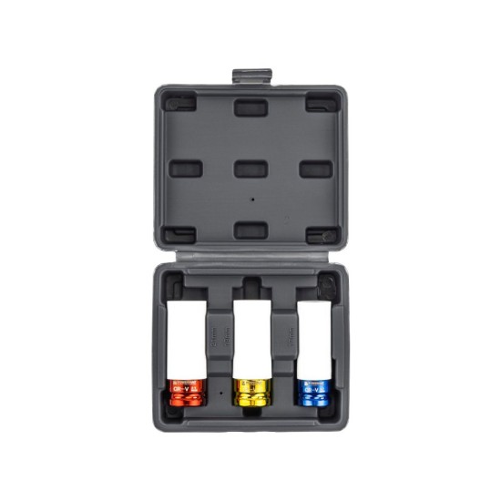 Nástrčné hlavice 1/2" 17, 19, 21 mm na ALU disky - POWERMAT