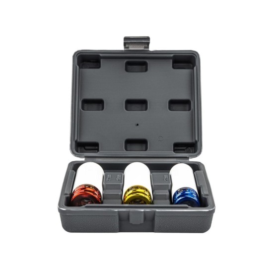 Nástrčné hlavice 1/2" 17, 19, 21 mm na ALU disky - POWERMAT