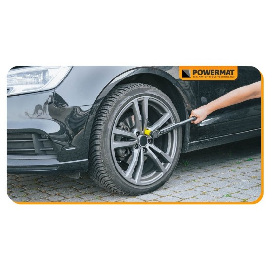 Nástrčné hlavice 1/2" 17, 19, 21, 22 mm na ALU disky - POWERMAT Nástrčné hlavice 1/2" 17, 19, 21, 22 mm na ALU disky - POWERMAT