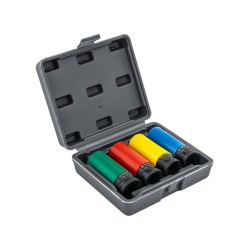 Nástrčné hlavice 1/2" 17, 19, 21, 22 mm na ALU disky - POWERMAT