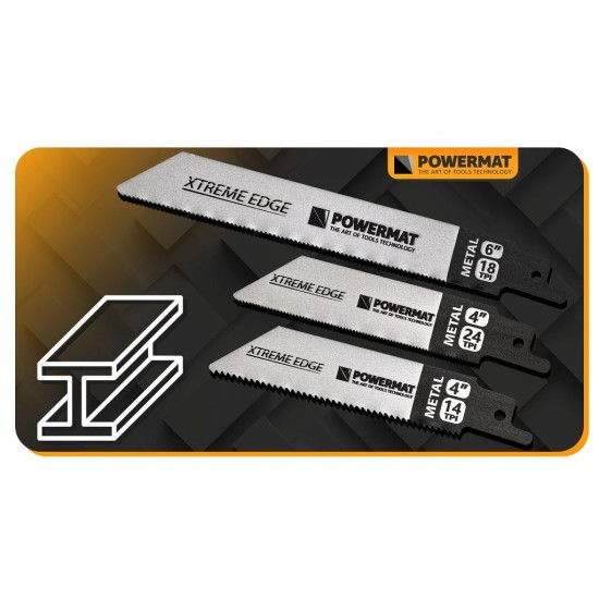 Pilové plátky do ocasky, sada 28 ks - POWERMAT