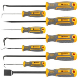 Sada háčků a hrotů na o-kroužky, gufera, těsnění, 9 ks - POWERMAT